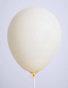 Opaque Ivory Decorative balloons 5 